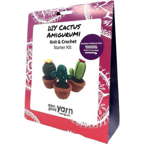 Crochet kit for Beginners to Intermediate | Cactus DIY Crochet Amigurumi - Picture 4 of 7